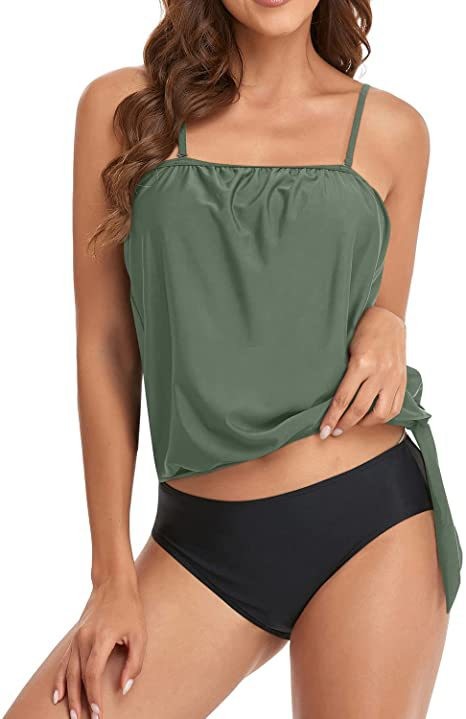 Tops - Tankini Dames Bikini Crop Top Spaghettibandjes