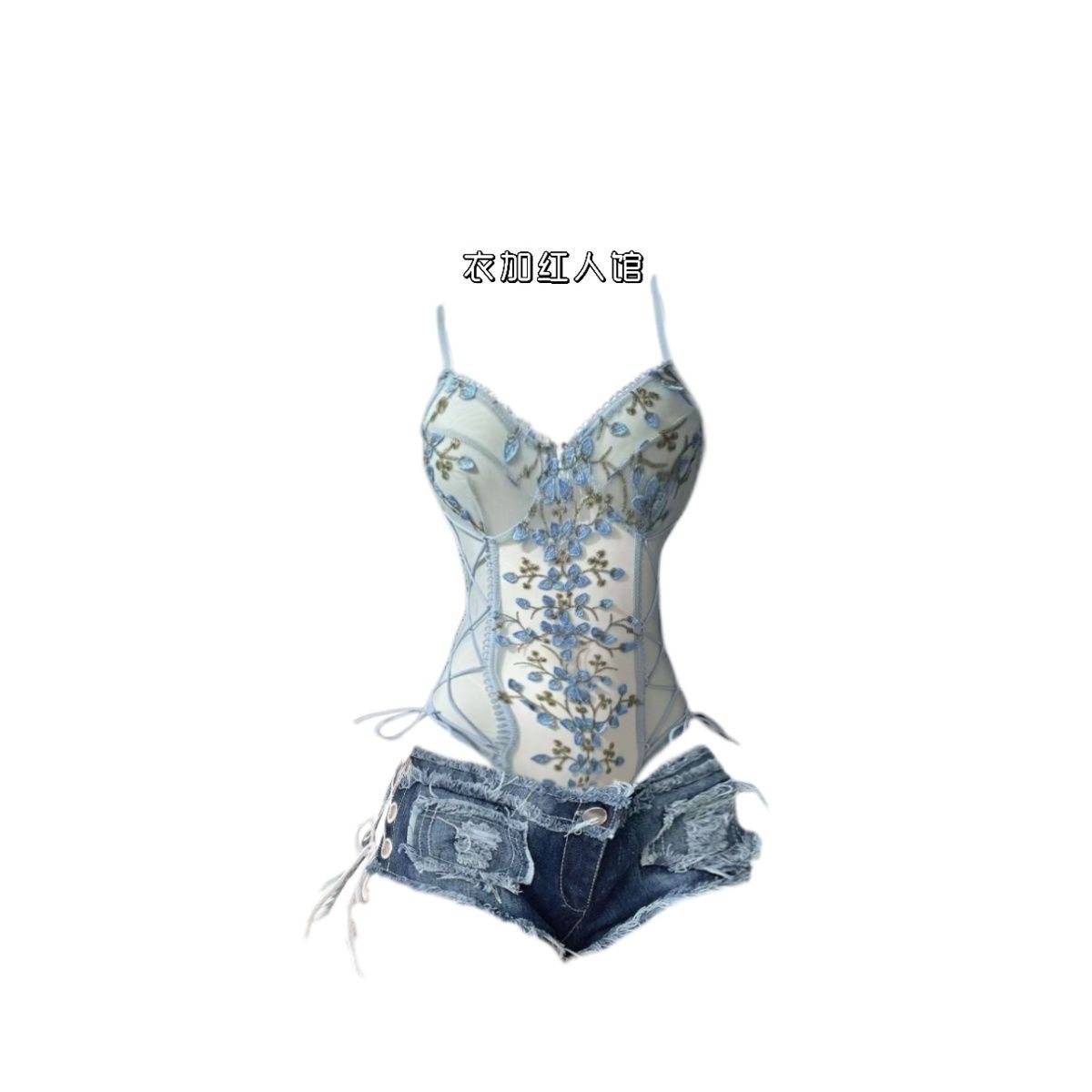 Jeans - lingerie sexy hot hot sexy vrouw