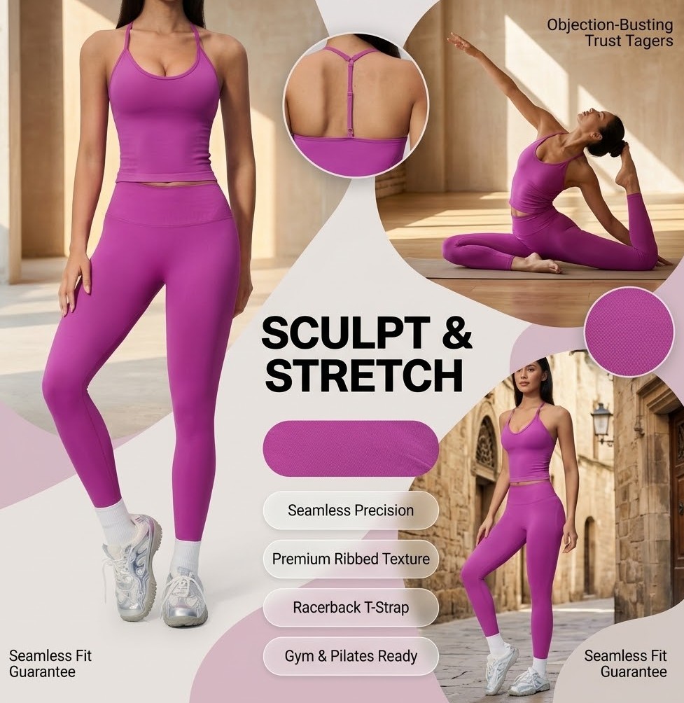 Seamless Ribbed Workout Tank Top - Luxe Designer Naadloze Yoga Tanktop Dames