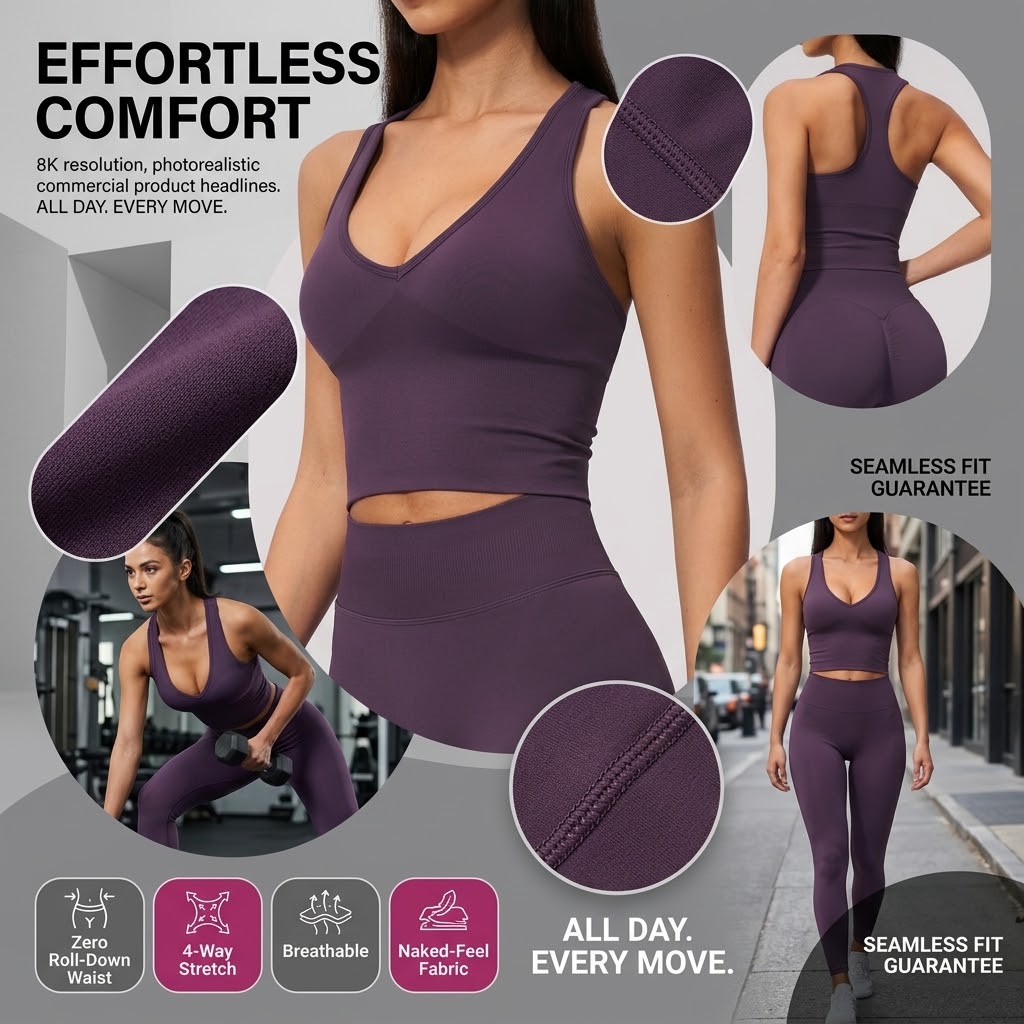 Seamless Ribbed Workout Tank Top - Designer Naadloze Yoga Crop Top Dames