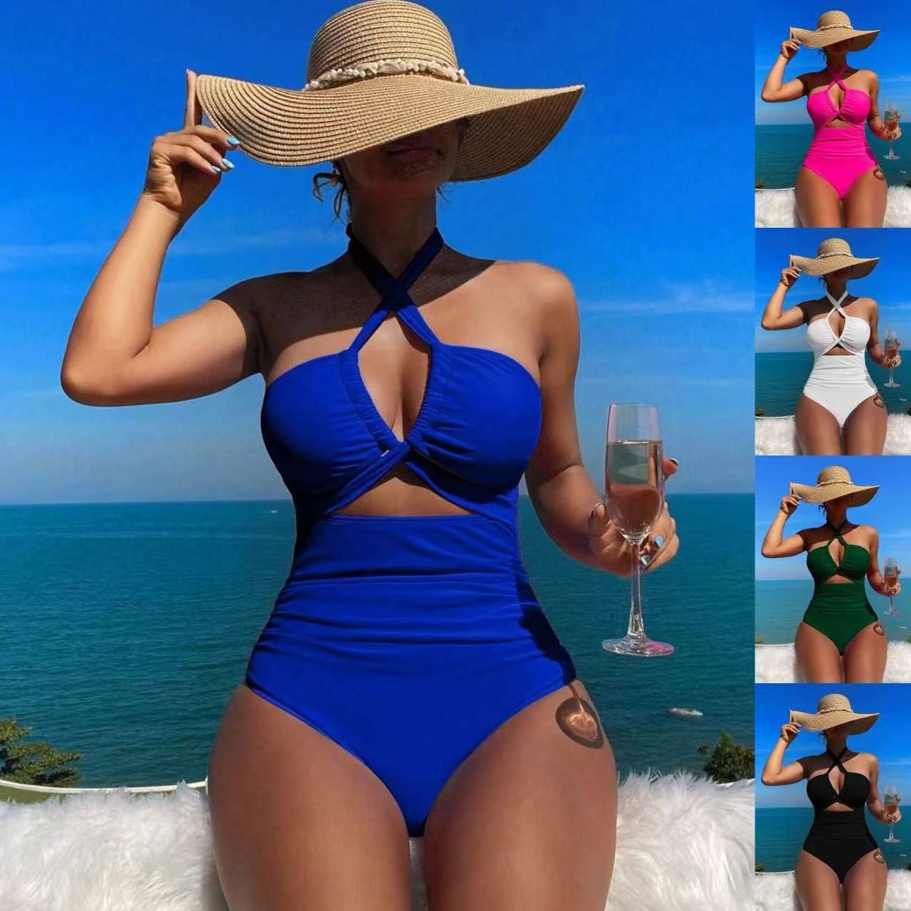 Damesbadpak met halterhals, ef - Swimwear recensie en prijs