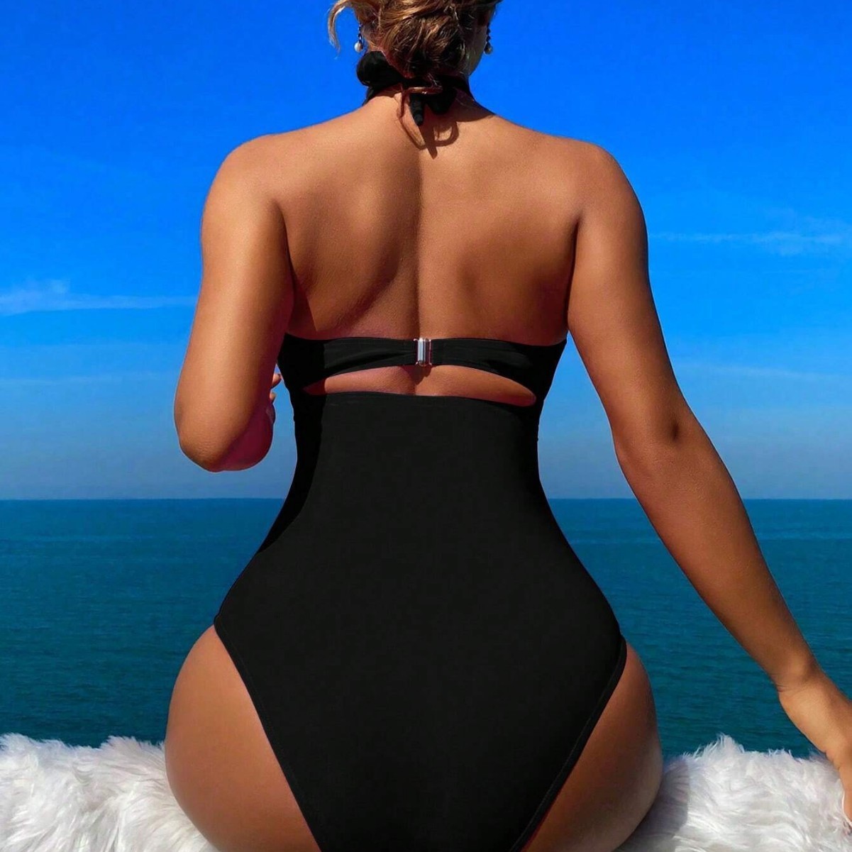 Damesbadpak met halterhals, ef - Swimwear recensie en prijs