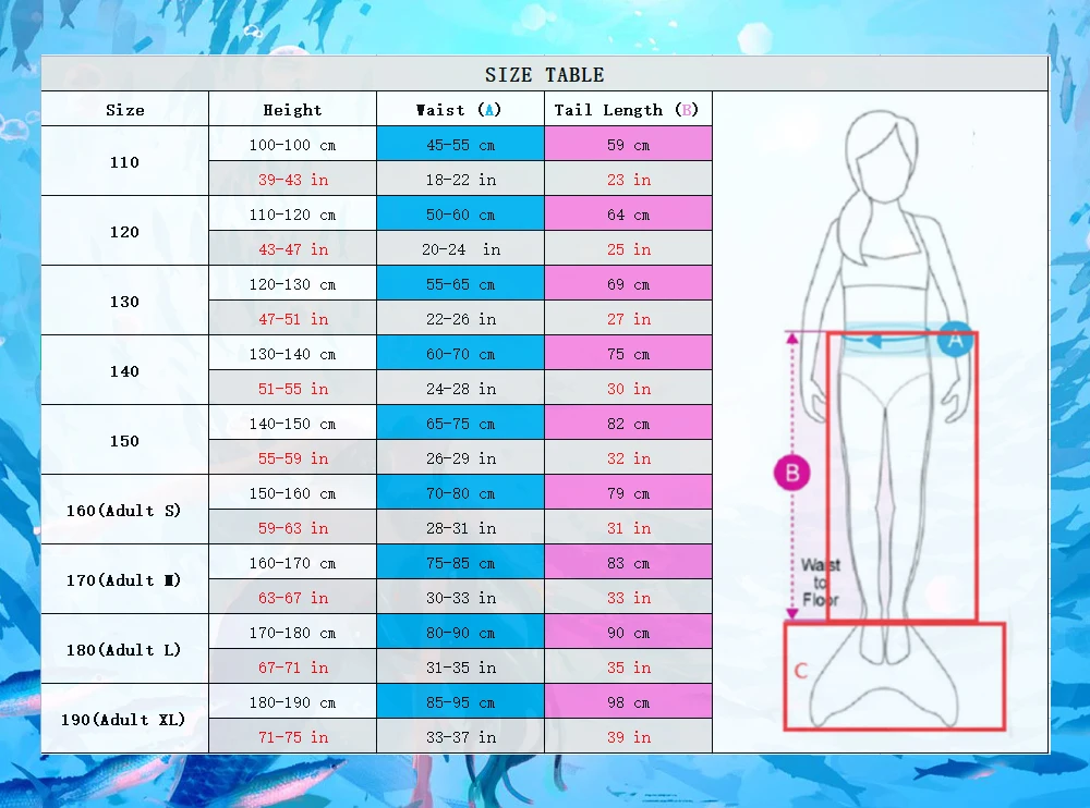 Meisjes zeemeerminstaart badpa - Swimwear recensie en prijs