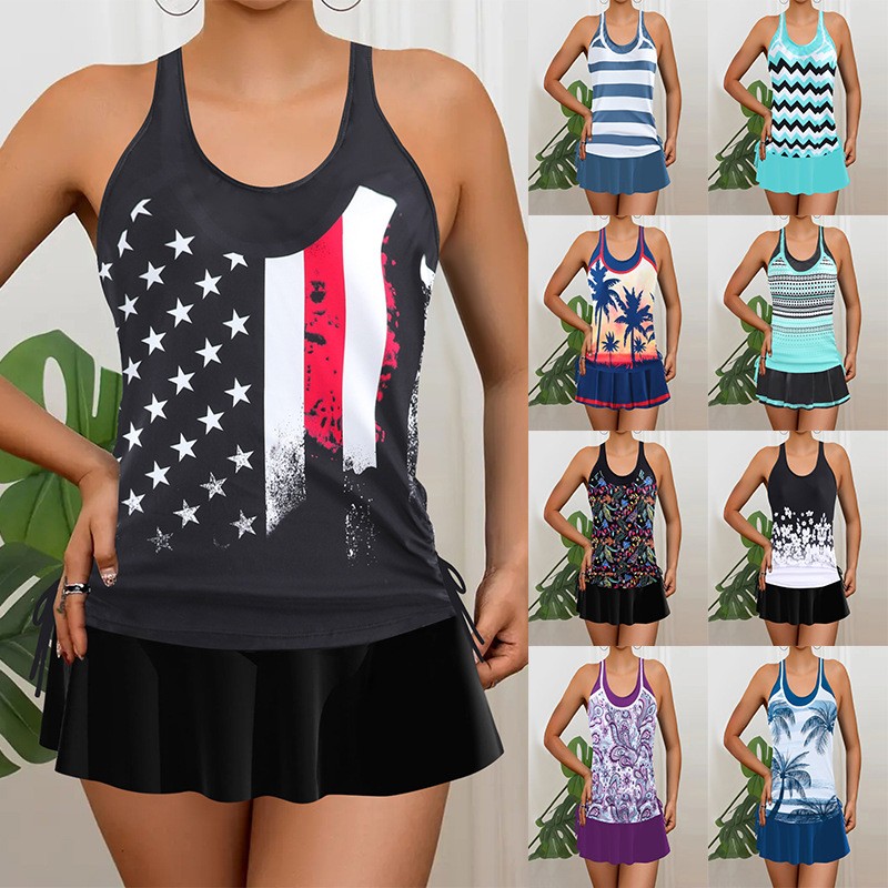 Tankini Dames Bikini Mouwloze  - Tops recensie en prijs