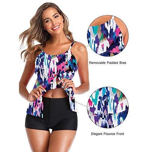 Dames bikini met bloemenprint  - Tops recensie en prijs