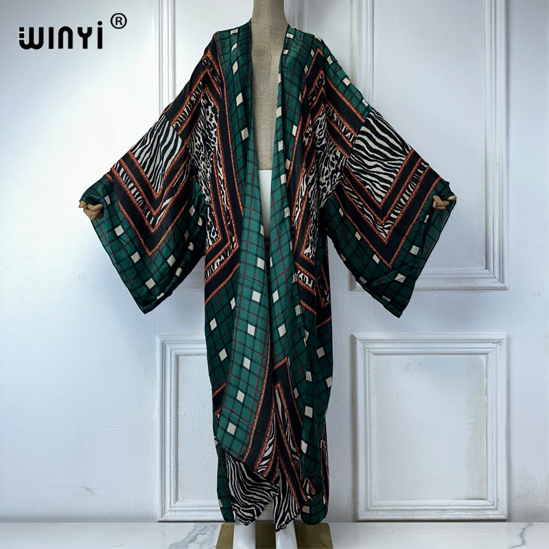WINYI kimono sexy zomer 2025 v - Boho Summer Beach Maxi Dress recensie en prijs
