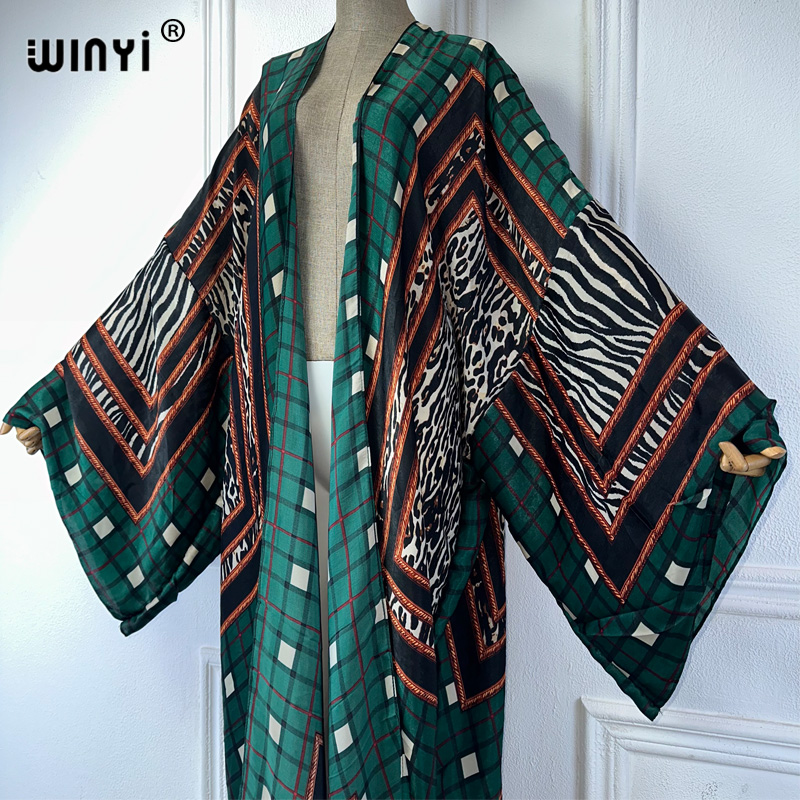 WINYI kimono sexy zomer 2025 v - Boho Summer Beach Maxi Dress recensie en prijs