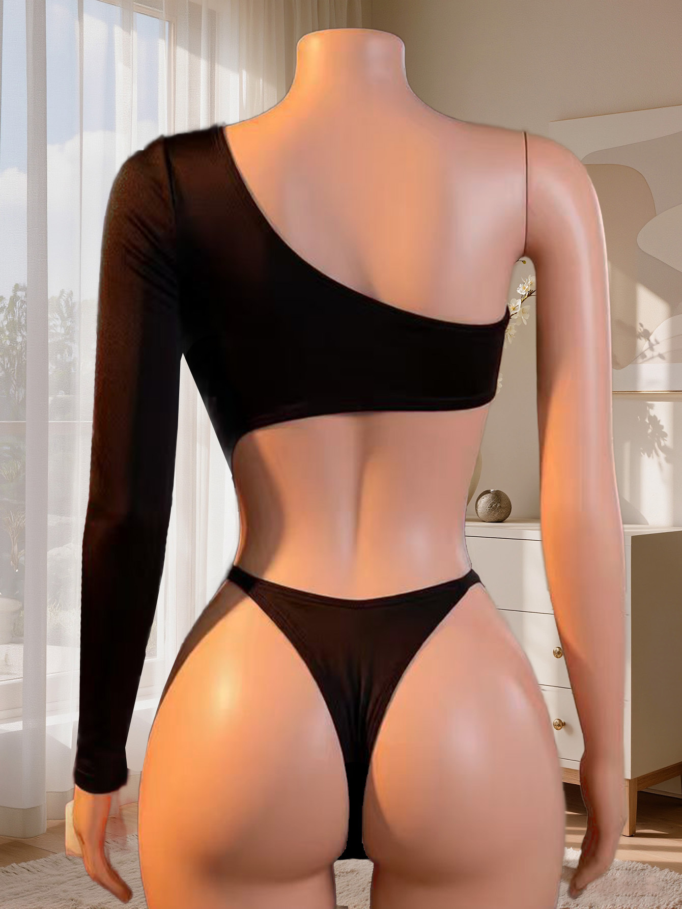 Dames bodysuit met één schoude - Lingerie recensie en prijs