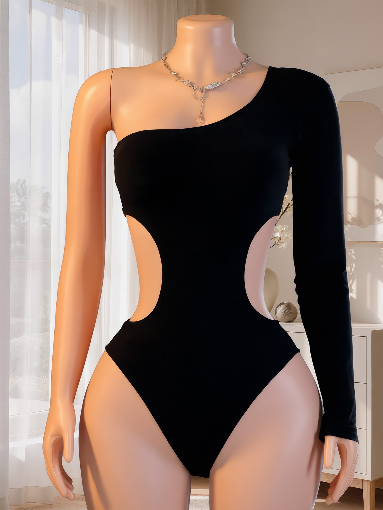 Dames bodysuit met één schoude - Lingerie recensie en prijs