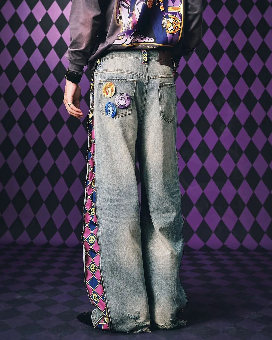 JoJo Anime Zip Off Panel Jeans - Jeans recensie en prijs