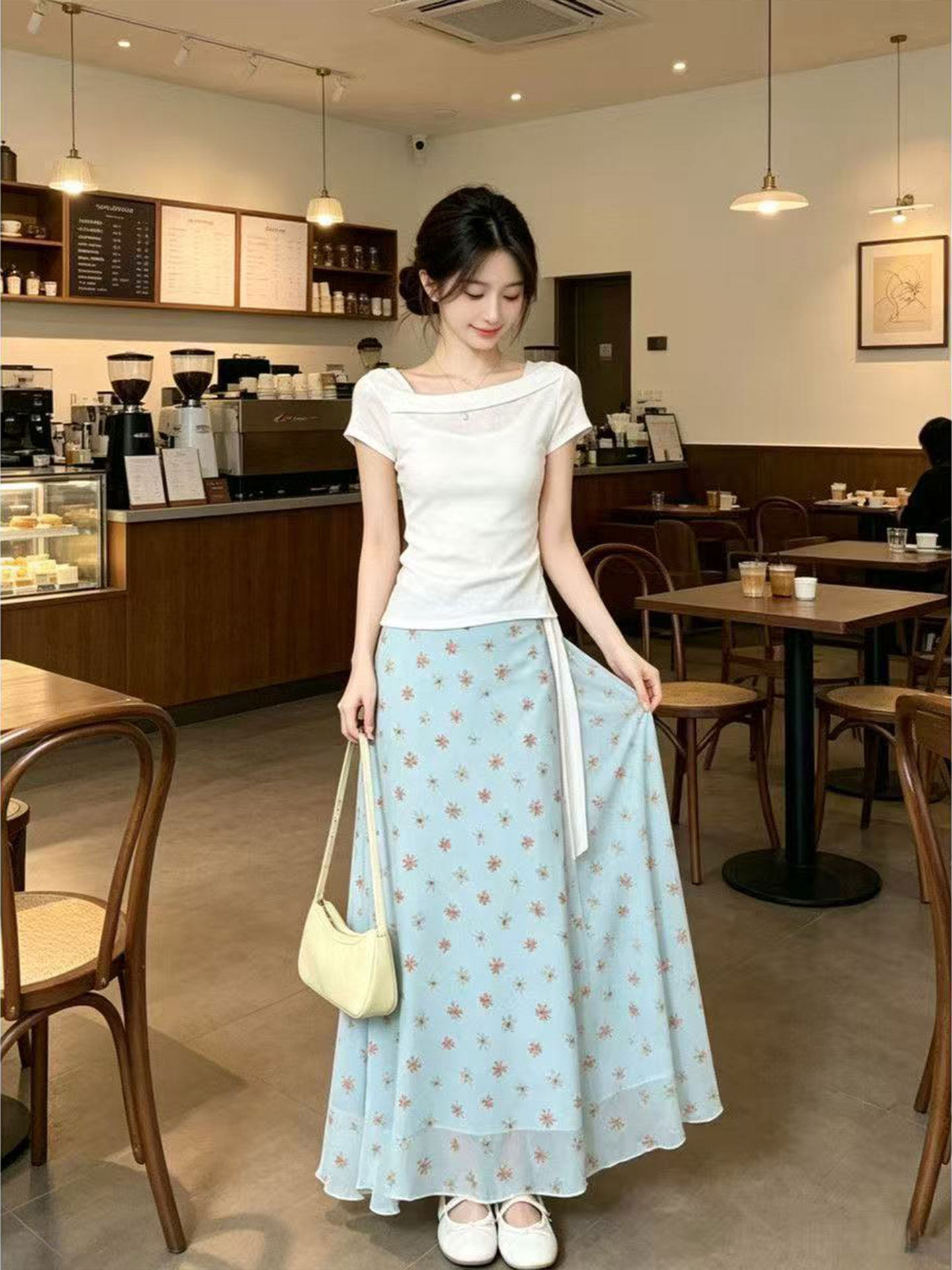 Koreaanse design A-lijn vissta - Korean Style A Line Shirt Dress recensie en prijs