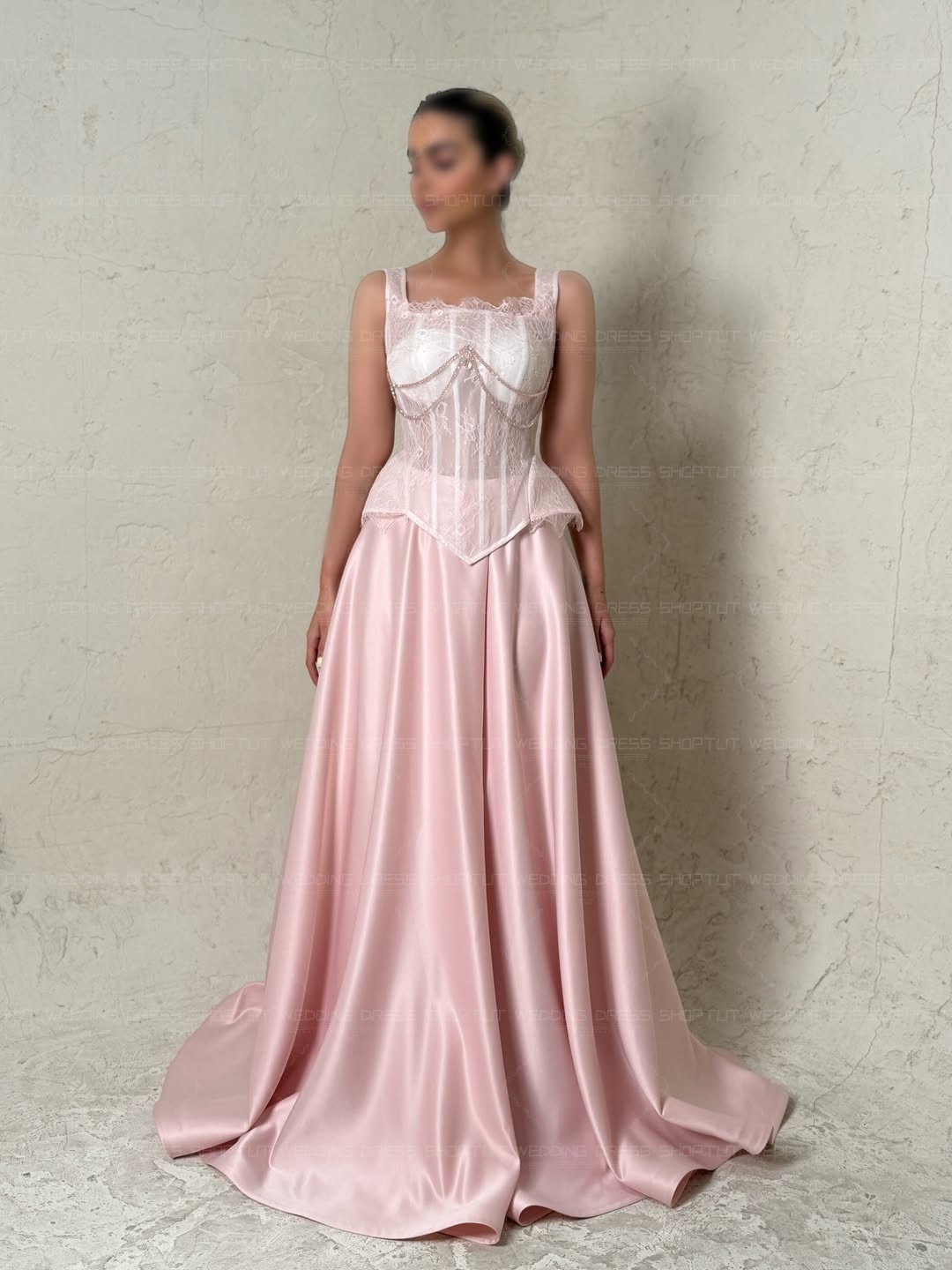 TLIT Elegante Baby Roze Zijde  - Elegant Satin Evening Gown Split recensie en prijs