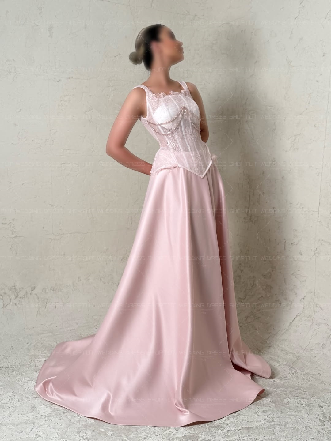 TLIT Elegante Baby Roze Zijde  - Elegant Satin Evening Gown Split recensie en prijs