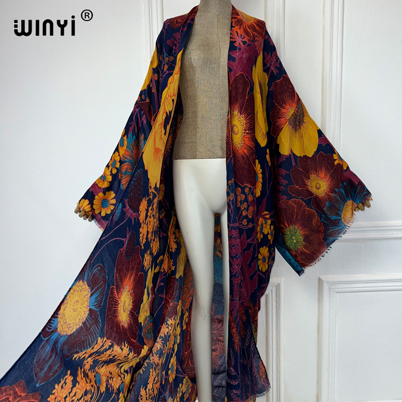 WINYI Afrika Mode Zomer Kimono - Boho Summer Beach Maxi Dress recensie en prijs