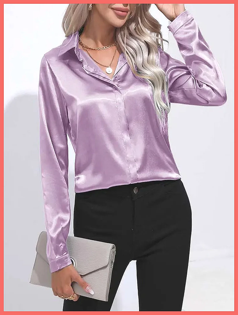 Zomerjurk van satijn voor dame - Blouses recensie en prijs