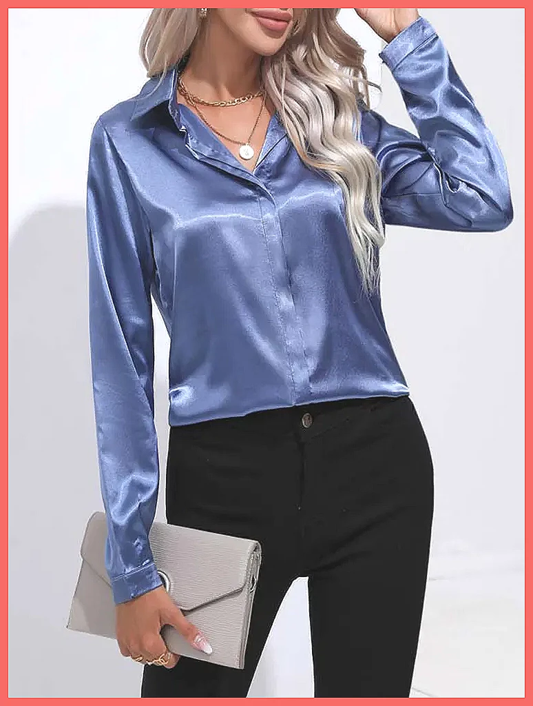 Zomerjurk van satijn voor dame - Blouses recensie en prijs