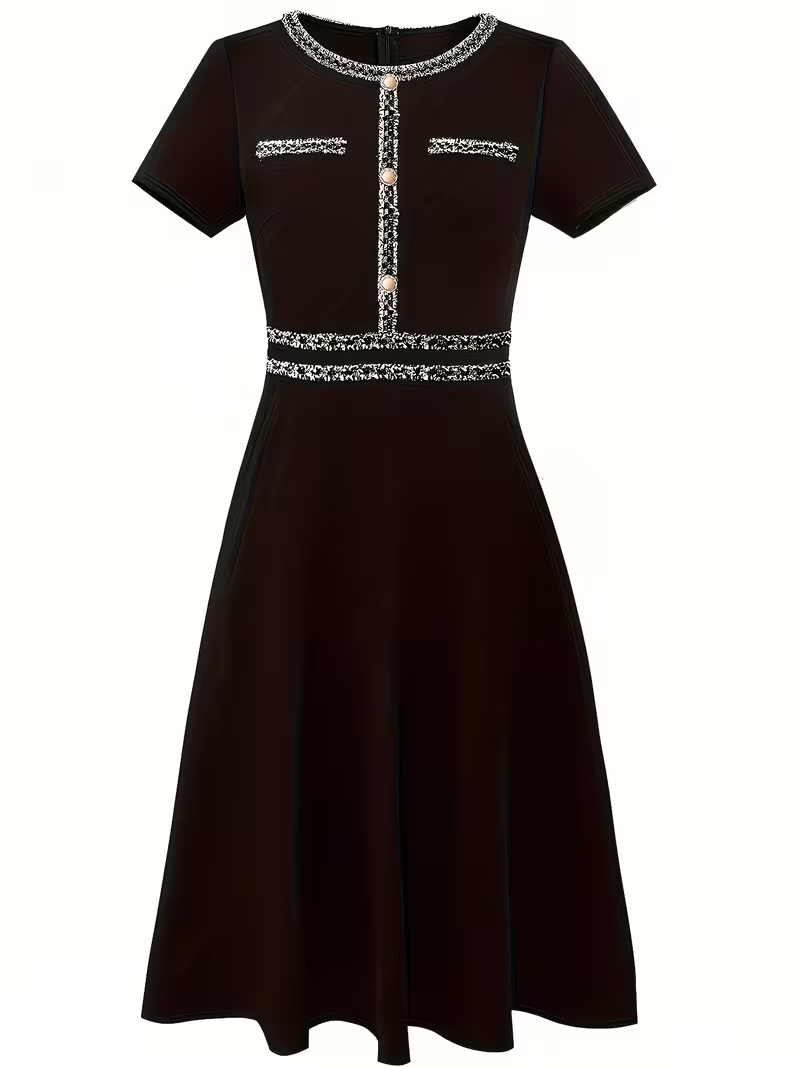 Elegante dames zomerjurk met r - French Vintage Floral Midi Dress recensie en prijs