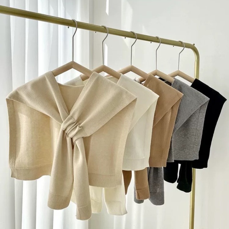 Gebreide trui-sjaal wraps voor - Dresses recensie en prijs