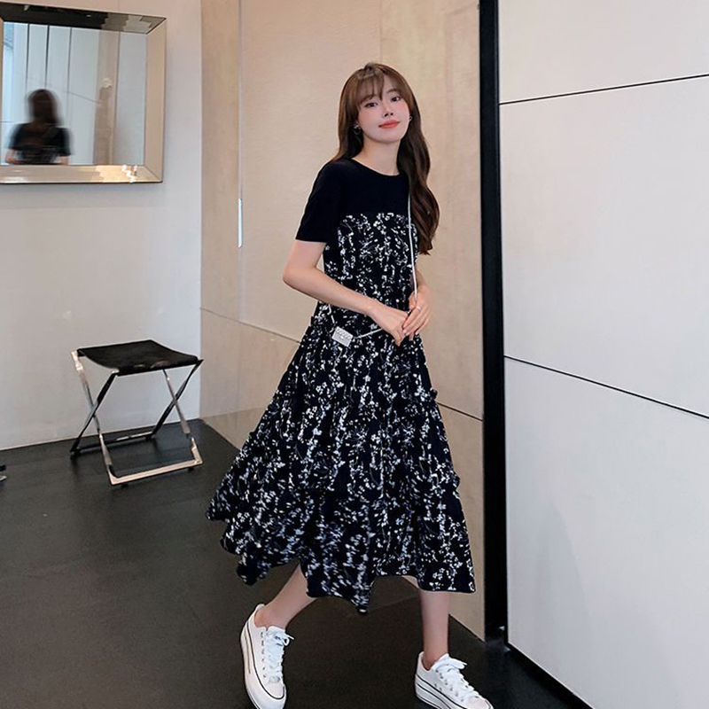 Dames T-shirt Nep twee stuks K - Korean Style A Line Shirt Dress recensie en prijs