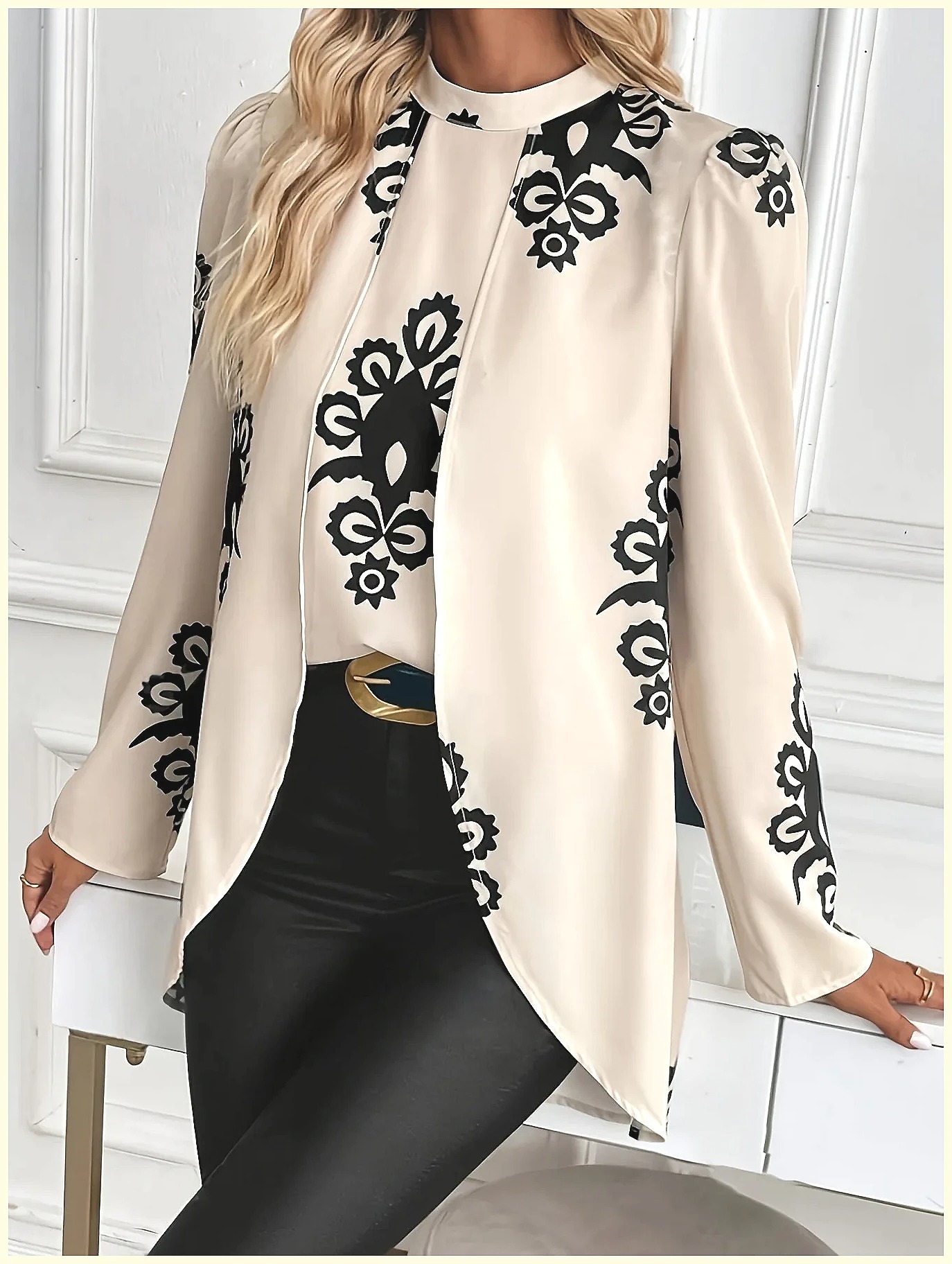 2026 Mode Damesblouse met lang - Blouses recensie en prijs