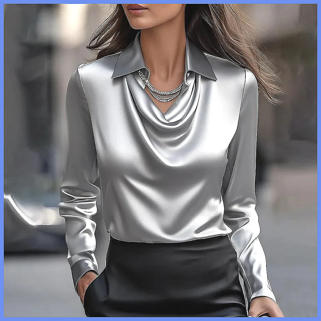 Vintage satijnen blouse dames  - Blouses recensie en prijs