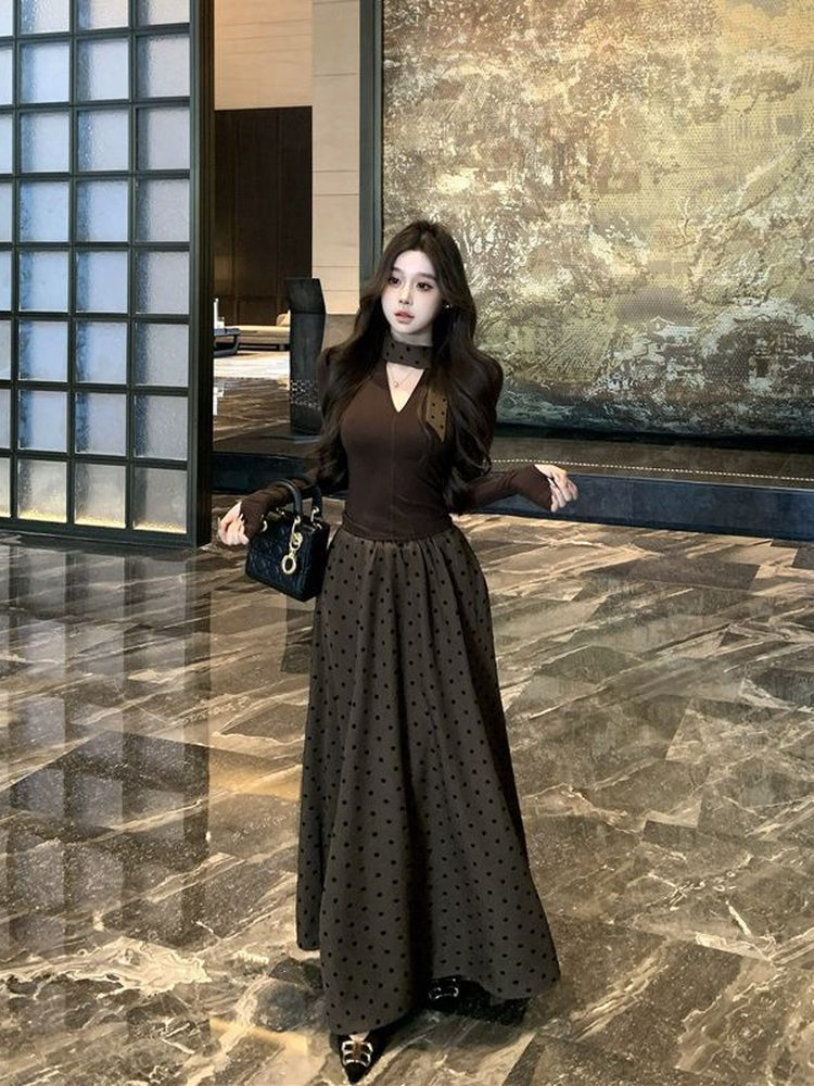 Koreaanse stijl afslankende T- - Korean Style A Line Shirt Dress recensie en prijs