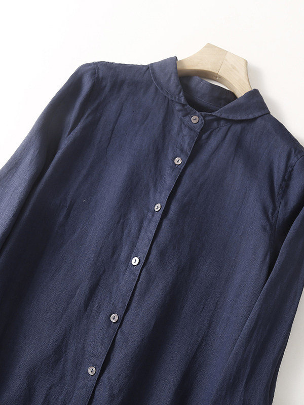 Casual katoenen linnen losse s - Casual Loose Linen Shirt Dress recensie en prijs