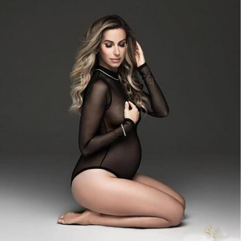 Zwangerschapsjurk Voor Fotosho - Sexy Mesh Sheer Bodycon Dress recensie en prijs