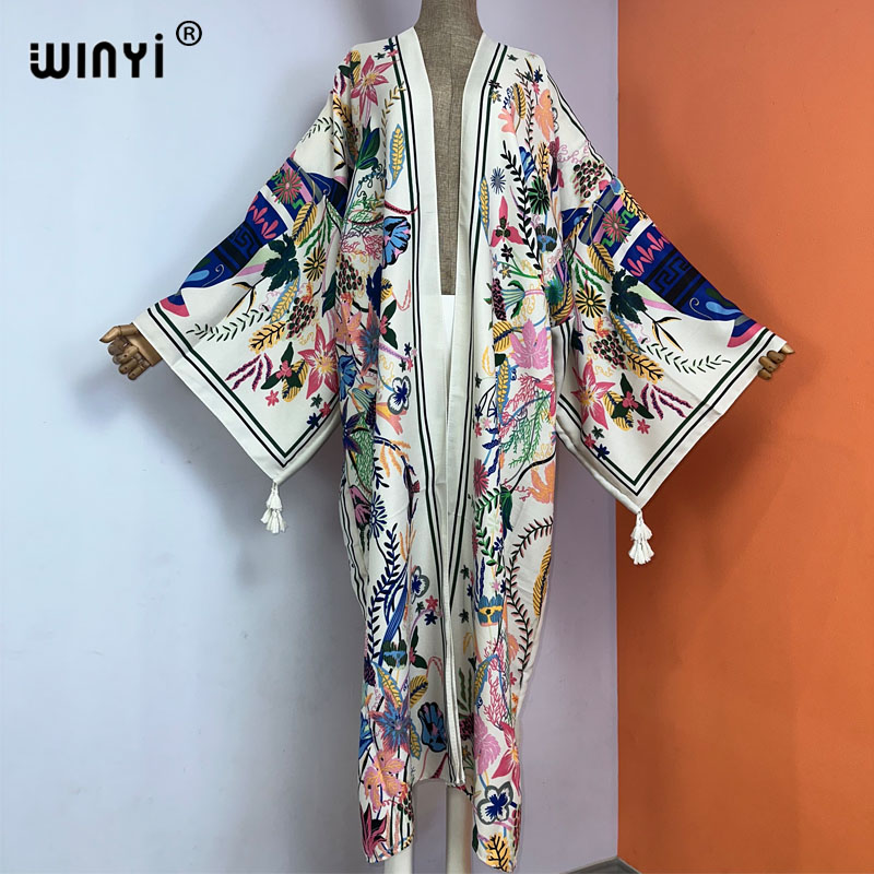Winyi Kimono Nieuwe Boho Stran - Boho Summer Beach Maxi Dress recensie en prijs
