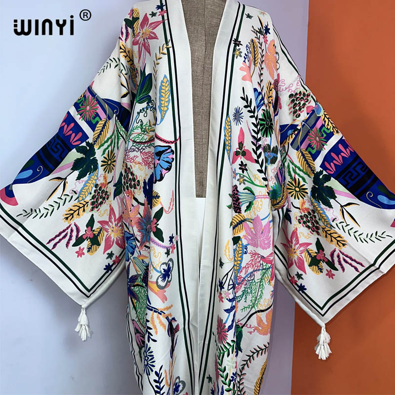 Winyi Kimono Nieuwe Boho Stran - Boho Summer Beach Maxi Dress recensie en prijs
