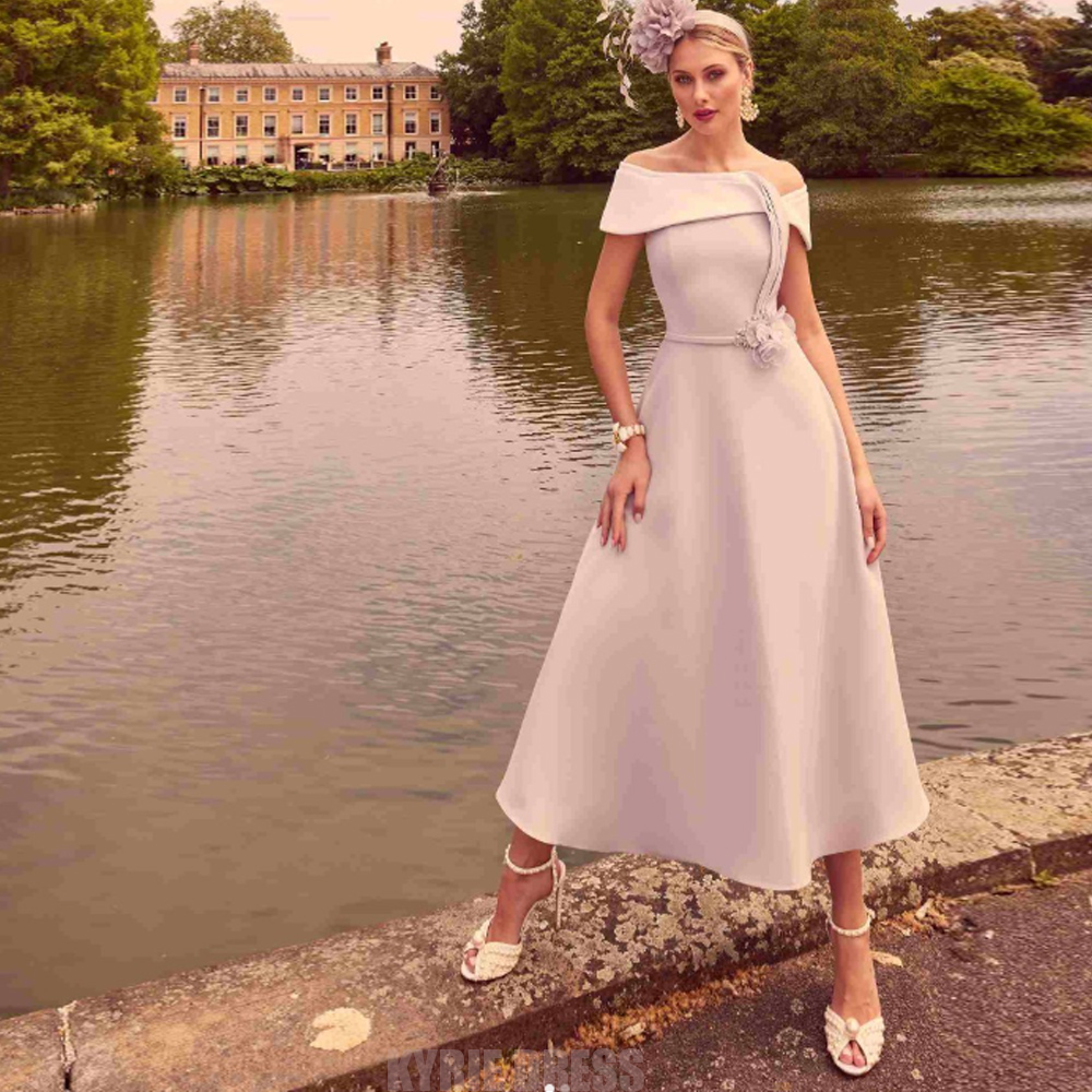 Elegante moeder van de bruidju - Elegant Satin Evening Gown Split recensie en prijs