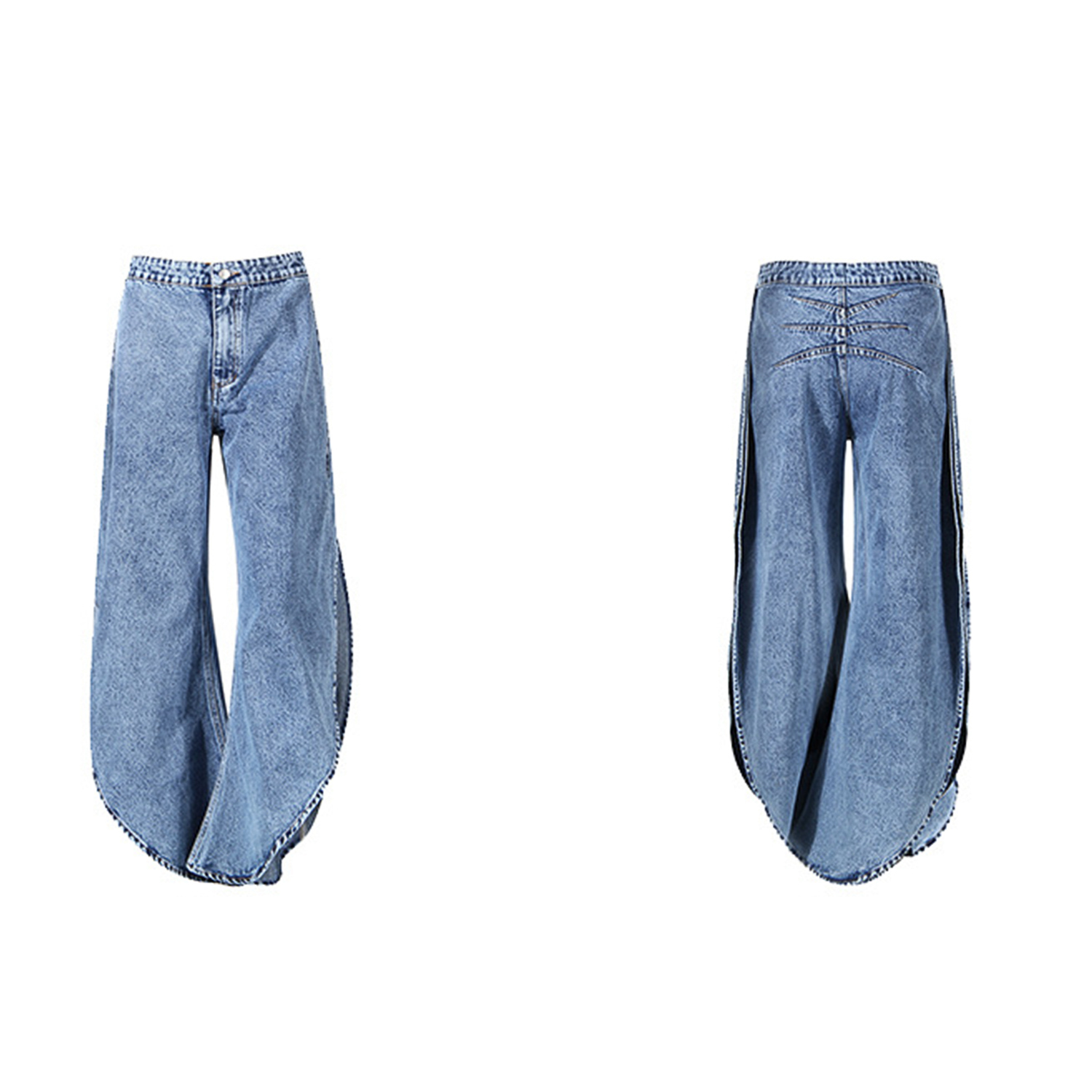 Y2K Dames Denim Tweedelig Outf - Jeans recensie en prijs