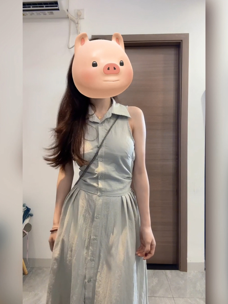XZY Chic Casual mouwloos overh - Korean Style A Line Shirt Dress recensie en prijs