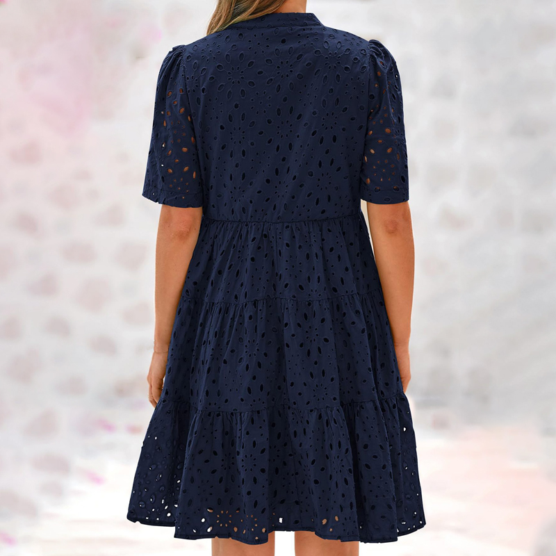 Boheemse zomerjurk voor dames  - French Vintage Floral Midi Dress recensie en prijs