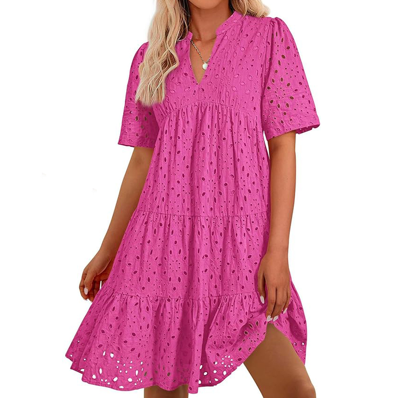 Boheemse zomerjurk voor dames  - French Vintage Floral Midi Dress recensie en prijs