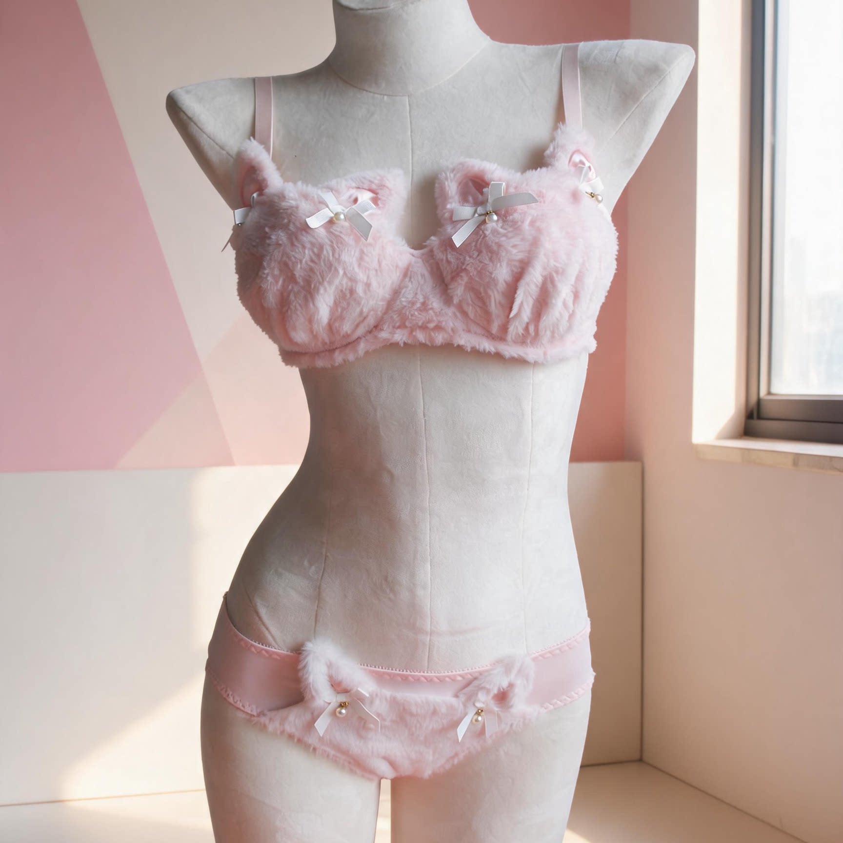 Schattige meisjeslingerieset,  - Lingerie recensie en prijs