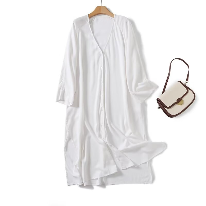 Dave & Di Marokkaanse Retro Li - Casual Loose Linen Shirt Dress recensie en prijs