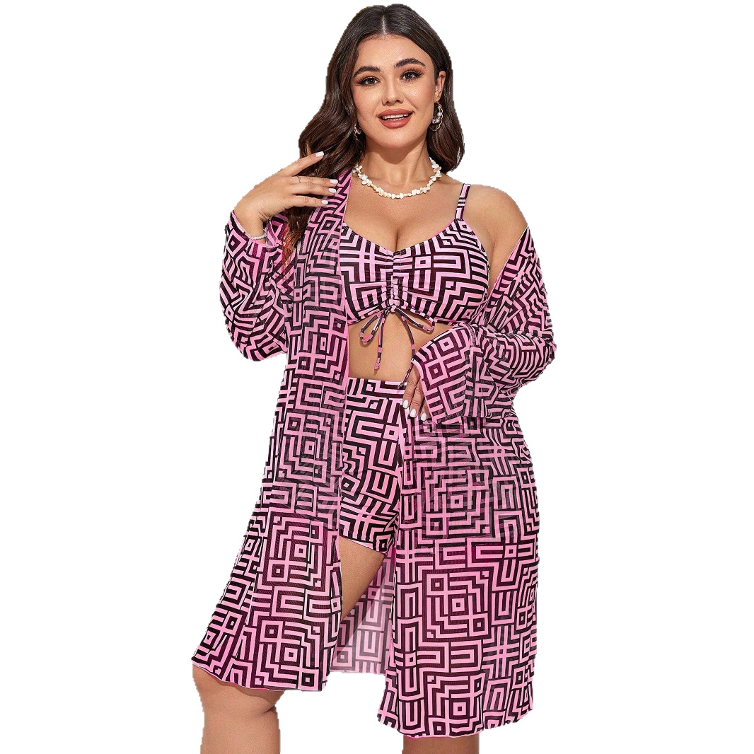 Plus Size 3-delig badpak met g - Tops recensie en prijs