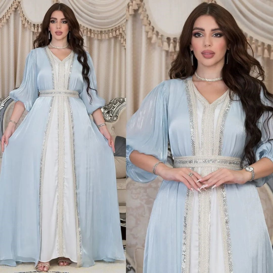 Lavendelkleurige paillettenjur - Dresses recensie en prijs