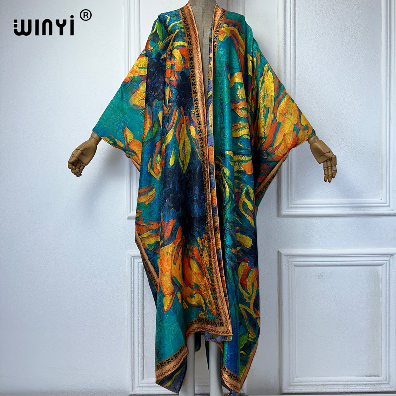 WINYI hoge kwaliteit boho prin - Boho Summer Beach Maxi Dress recensie en prijs