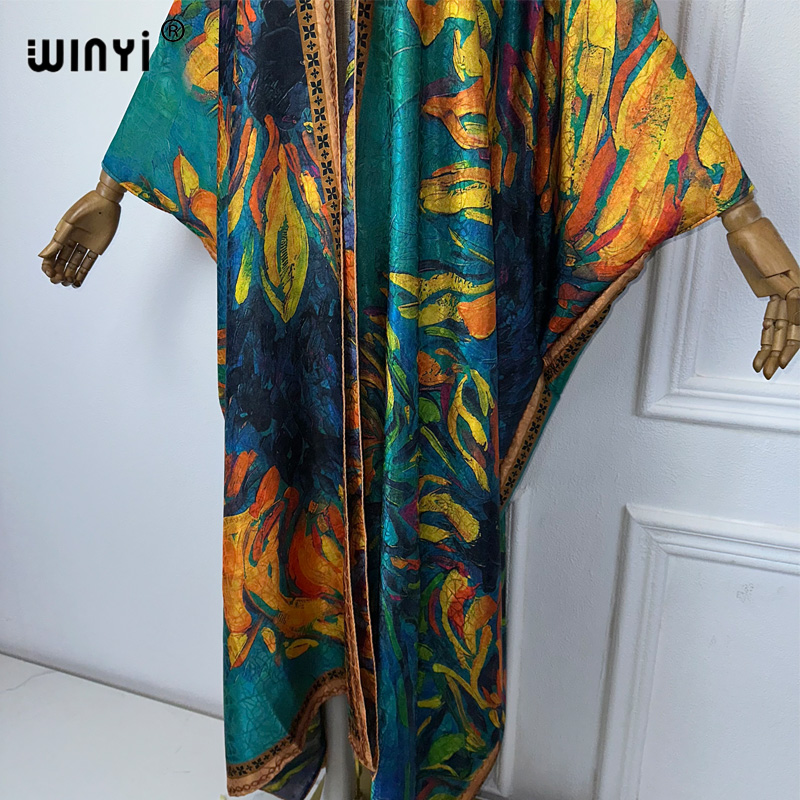 WINYI hoge kwaliteit boho prin - Boho Summer Beach Maxi Dress recensie en prijs