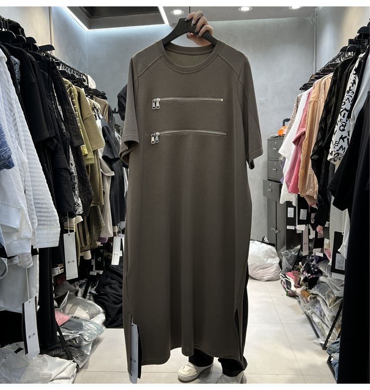 Plus Size Dames T-shirtjurk me - Korean Style A Line Shirt Dress recensie en prijs