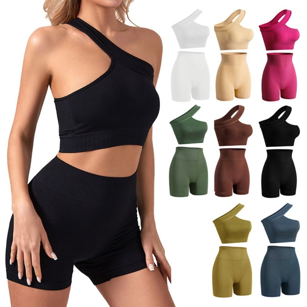 2-delige herbruikbare naadloze - Seamless Ribbed Workout Tank Top recensie en prijs