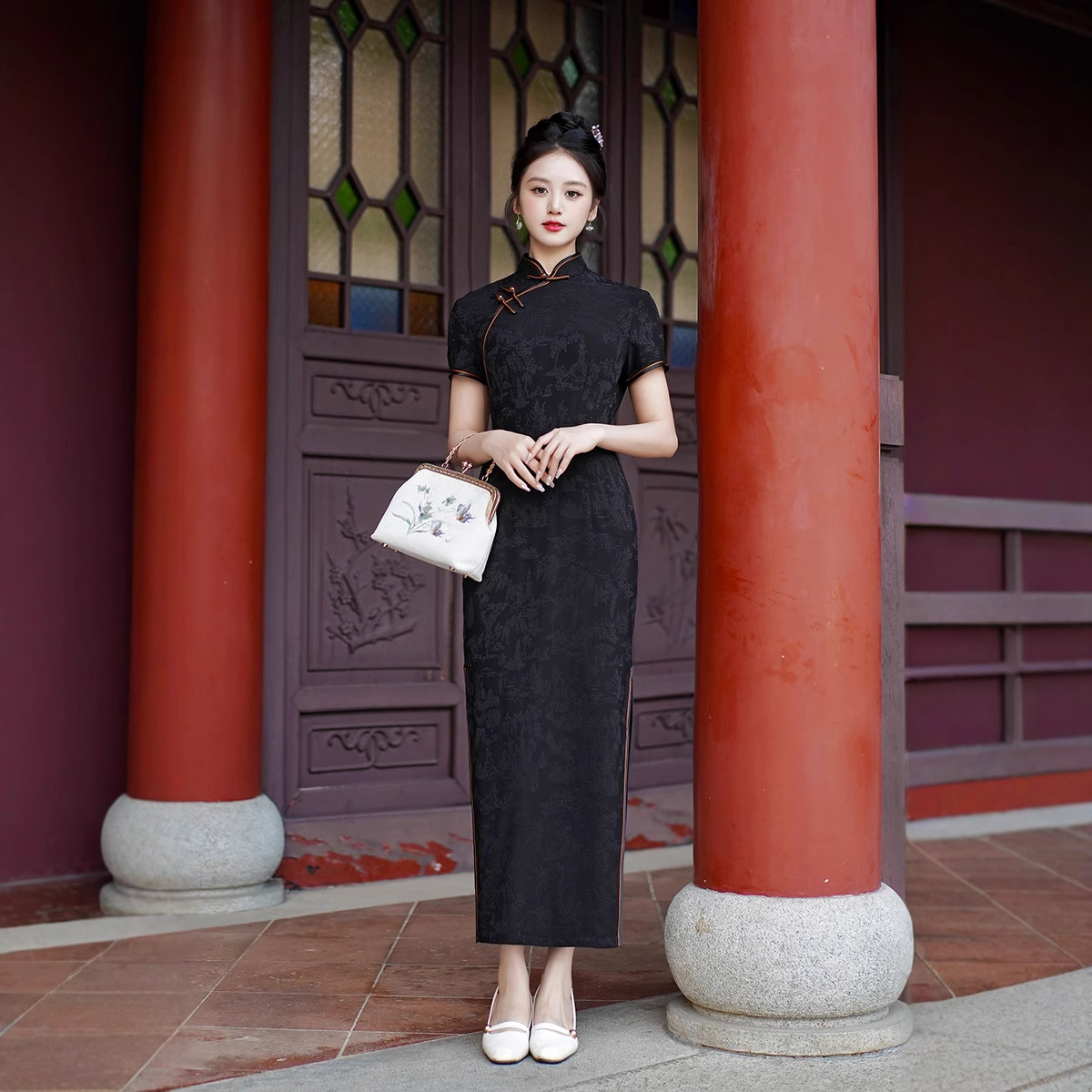 Nieuwe Cheongsam lange jurk te - Dresses recensie en prijs